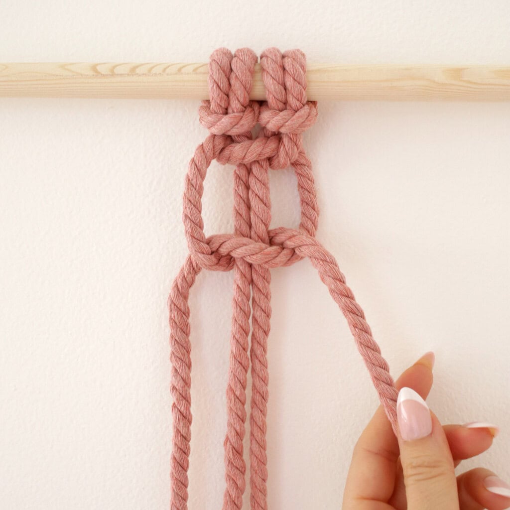 square knot macrame