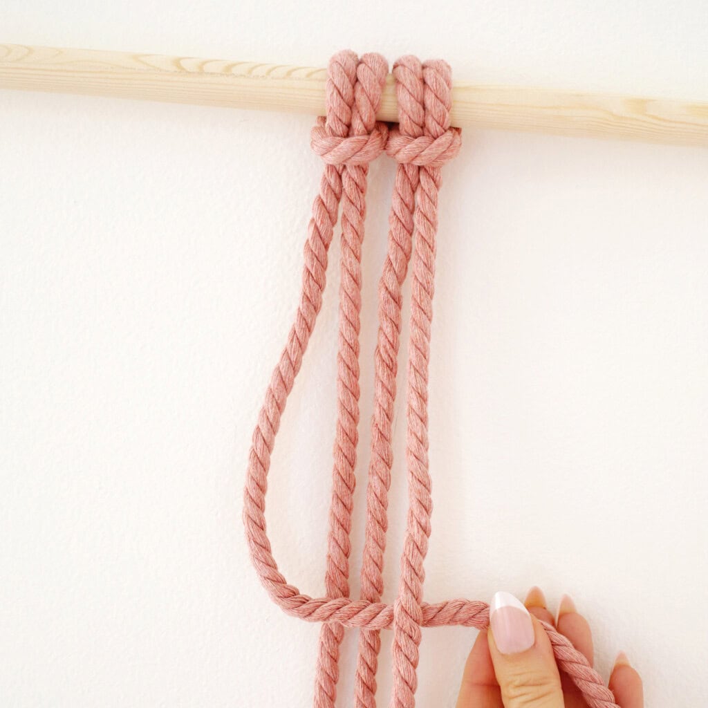 square knot macrame